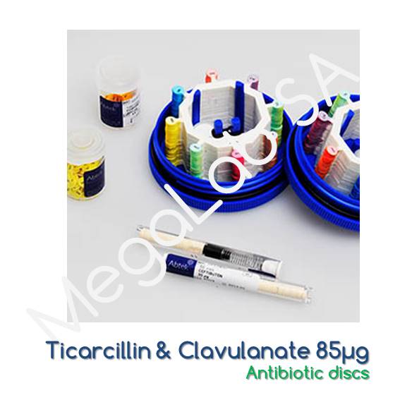 Ticarcillin & Clavulanate 85μg, 1x50 discs